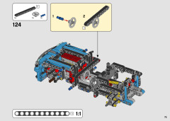 LEGO 42098 instructions page 75 – build guide