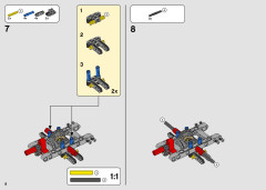 LEGO 42098 instructions page 8 – build guide