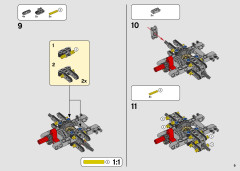 LEGO 42098 instructions page 9 – build guide
