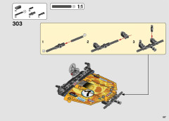 LEGO 42099 instructions page 187 – build guide