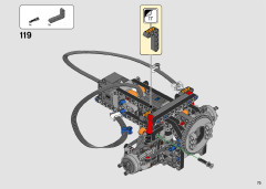 LEGO 42099 instructions page 73 – build guide