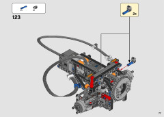 LEGO 42099 instructions page 77 – build guide