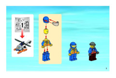 LEGO 4210 instructions page 3 – build guide