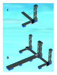 LEGO 4210 instructions page 9 – build guide
