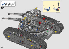LEGO 42100 instructions page 240 – build guide