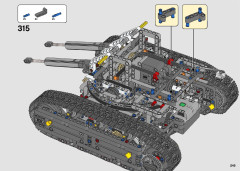 LEGO 42100 instructions page 245 – build guide