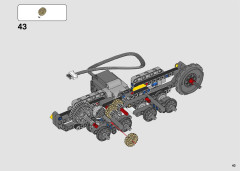LEGO 42100 instructions page 43 – build guide