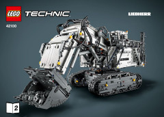 LEGO 42100 instructions page 1 – build guide