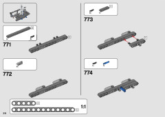 LEGO 42100 instructions page 218 – build guide