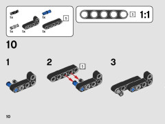 LEGO 42101 instructions page 10 – build guide
