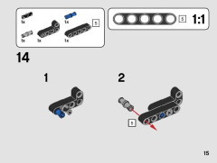 LEGO 42101 instructions page 15 – build guide