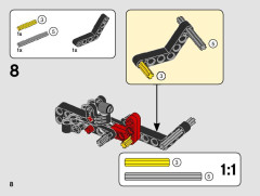 LEGO 42101 instructions page 8 – build guide