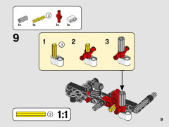 LEGO 42101 instructions page 9 – build guide