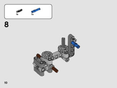 LEGO 42102 instructions page 10 – build guide