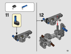 LEGO 42102 instructions page 13 – build guide