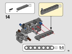 LEGO 42102 instructions page 15 – build guide