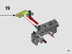 LEGO 42102 instructions page 19 – build guide