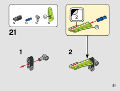 LEGO 42102 instructions page 21 – build guide