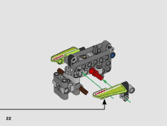 LEGO 42102 instructions page 22 – build guide