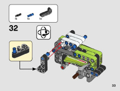 LEGO 42102 instructions page 33 – build guide