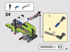 LEGO 42102 instructions page 35 – build guide