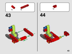 LEGO 42102 instructions page 43 – build guide