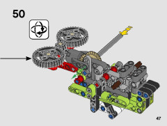 LEGO 42102 instructions page 47 – build guide