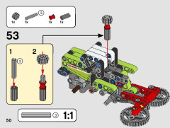 LEGO 42102 instructions page 50 – build guide
