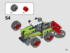 LEGO 42102 instructions page 51 – build guide