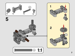 LEGO 42102 instructions page 7 – build guide