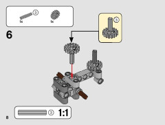 LEGO 42102 instructions page 8 – build guide