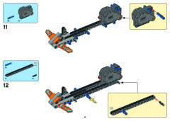 LEGO 42104 instructions page 8 – build guide
