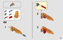 LEGO 42104 instructions page 43 – build guide
