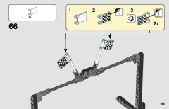 LEGO 42104 instructions page 65 – build guide
