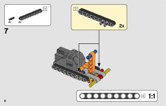 LEGO 42104 instructions page 8 – build guide