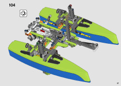 LEGO 42105 instructions page 67 – build guide