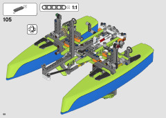 LEGO 42105 instructions page 68 – build guide