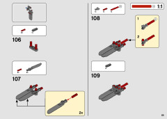 LEGO 42105 instructions page 69 – build guide