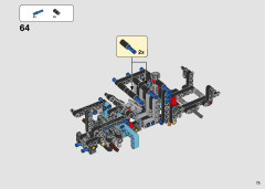 LEGO 42106 instructions page 73 – build guide