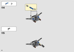 LEGO 42107 instructions page 62 – build guide