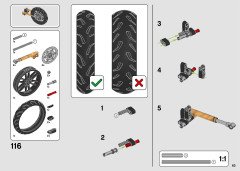 LEGO 42107 instructions page 63 – build guide