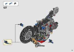 LEGO 42107 instructions page 73 – build guide