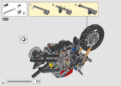 LEGO 42107 instructions page 76 – build guide