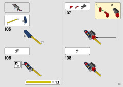 LEGO 42109 instructions page 105 – build guide