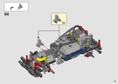 LEGO 42109 instructions page 57 – build guide