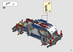 LEGO 42109 instructions page 67 – build guide