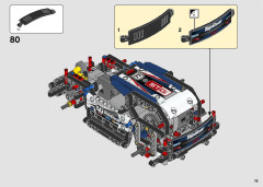 LEGO 42109 instructions page 75 – build guide