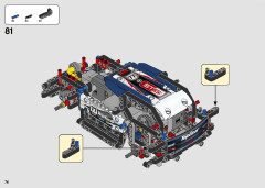 LEGO 42109 instructions page 76 – build guide
