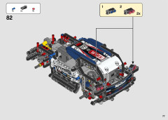 LEGO 42109 instructions page 77 – build guide