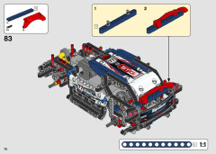 LEGO 42109 instructions page 78 – build guide
